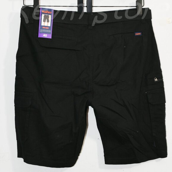 2 pairs shorts - Wearfirst Men's Belted Cargo Short‎ Gray, Black - Picture 3 of 6